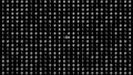 Streaming binary code on black background Royalty Free Stock Photo