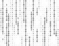 Streaming binary code vector background. Coding or Hacker concept. Data and technology, decryption and encryption