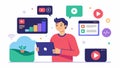A streaming service uses data on user behavior such as pauses and rewinds to improve their video player and create a