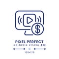 Streaming subscription plans linear desktop icon