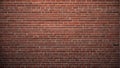 Seamless Red Brick Wall Texture for 3D Modeling. AI Generation Royalty Free Stock Photo
