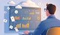 Streamlining Business Processes with a User-Friendly Data Dashboard Royalty Free Stock Photo
