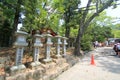 Stree view in Nara Japan Royalty Free Stock Photo