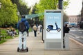 Street advertising with face recognition