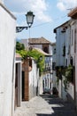 Street in the Albaicin District, Granada.
