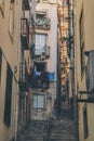 The street of Alfama in Lisbon