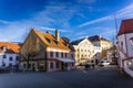 Altotting in Bavaria. Winter in Germany. Royalty Free Stock Photo