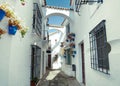 Street Andalusia in Poble Espanyol Royalty Free Stock Photo