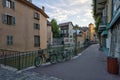 Street in Annecy old city, France, HDR Royalty Free Stock Photo