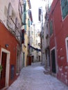 Village mediterranean street travel holiday Royalty Free Stock Photo