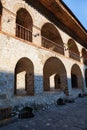 Street architecture in Sheki Azerbaijan Caravanserai Royalty Free Stock Photo