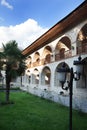 Street architecture in Sheki Azerbaijan Caravanserai Royalty Free Stock Photo