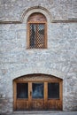 Street architecture in Sheki Azerbaijan Caravanserai Royalty Free Stock Photo