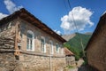 Street architecture in Sheki Azerbaijan Caravanserai Royalty Free Stock Photo