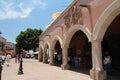 Street and Architecture of Tequisquiapan, Queretaro, Mexico.