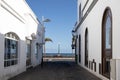 Street of Arrecife, Lanzarote, Canary Islands Royalty Free Stock Photo