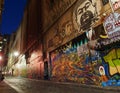 Street Art Alley Royalty Free Stock Photo