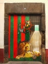 Street Art, Painted Door, Madeira Island