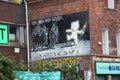 Street art from Banksy in Stokes Croft, Bristol UK Royalty Free Stock Photo