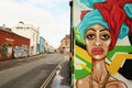 Street art in Bristol, United Kingdom Royalty Free Stock Photo