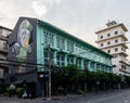 Street art on building at Charoenkrung road