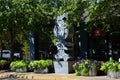 Street Art in Downtown Eugene in Summer, Oregon Royalty Free Stock Photo