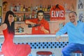 Street art Elvis Presley Royalty Free Stock Photo