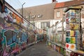 Street art in Ghent Gand , graffiti (Belgium Fla