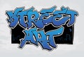 Street Art - graffiti Royalty Free Stock Photo