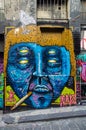 Street art in Hosier Lane Melbourne Royalty Free Stock Photo