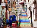 Colorful street of Valparaiso