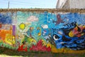 Street art in La Boca neighborhoods Royalty Free Stock Photo