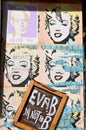 Street art Marilyn Monroe Royalty Free Stock Photo