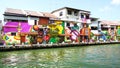 Street art. Melaka, Malaysia Royalty Free Stock Photo