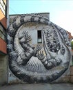 Street murals Oslo Grunerlokka monster
