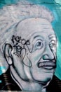 Street art Montreal Abert Einstein.