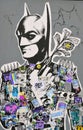 Street art Montreal Batman