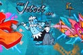 Street art Montreal the Jetsons Royalty Free Stock Photo