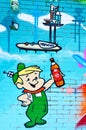 Street art Montreal the Jetsons Royalty Free Stock Photo