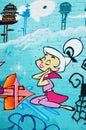 Street art Montreal the Jetsons Royalty Free Stock Photo