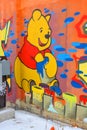 Street art Montreal Winnie the pooh