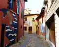 Street art and mural house in Dozza, Imola, Bologna.