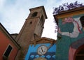 Street art and mural house in Dozza, Imola, Bologna.