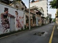 Street art paintin in Ipoh, Malaysia