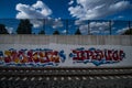 Street Art by railway tracks Toronto