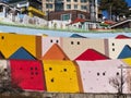 Street art on the wall of Yeosu city