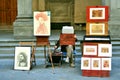 Street artist in Italy Royalty Free Stock Photo