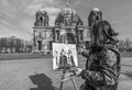 Street artist near Berlin Dom