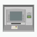 Street ATM teller machine