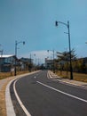 Street atmosphere kiara artha park , bandung. Indonesia Royalty Free Stock Photo